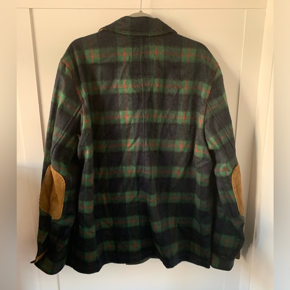 NWT Brooks Brothers Wool Blend Tartan Jacket, Corduroy Patches, Plaid, XL - Picture 9 of 15